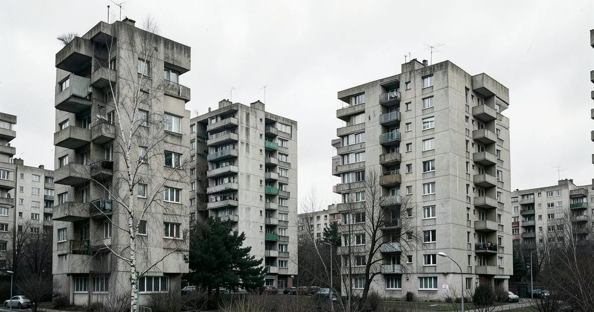 Immeubles collectifs des quartiers périphériques à Bastia